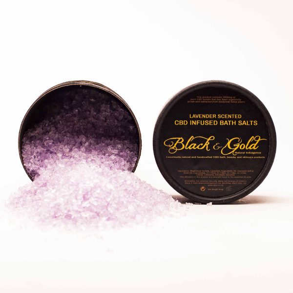2000mg CBD Isolate Infused Lavender Scented Bath Salts
