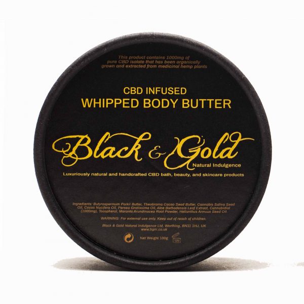 Natural CBD infused Whipped Body Butter (1000mg)