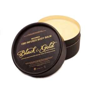 500mg CBD Body Balms: Black & Gold Natural Indulgence