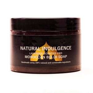 1500mg CBD Beldi Soap: Black & Gold Natural Indulgence