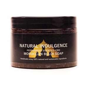 1500mg CBD Beldi Soap: Black & Gold Natural Indulgence