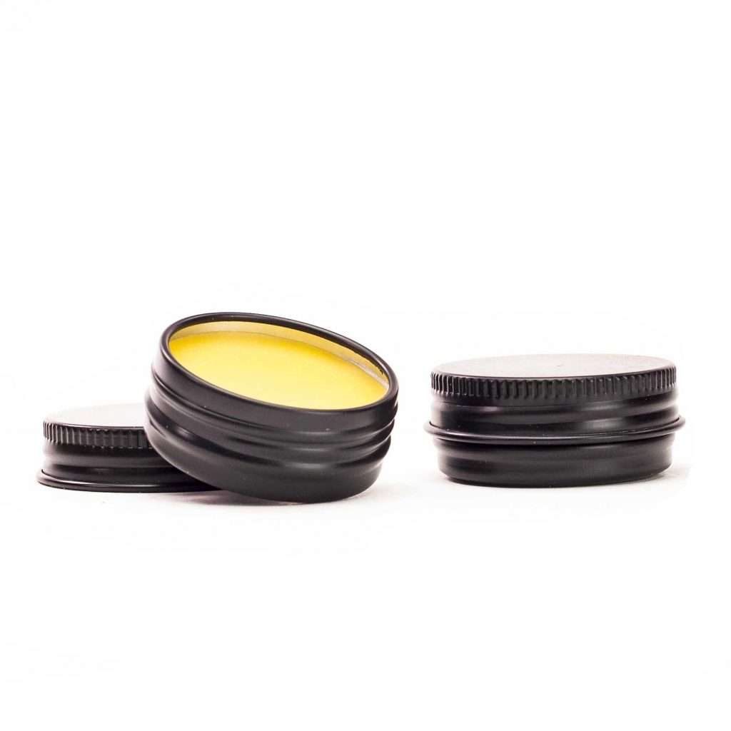 500mg CBD Lip Balms: Black & Gold Natural Indulgence