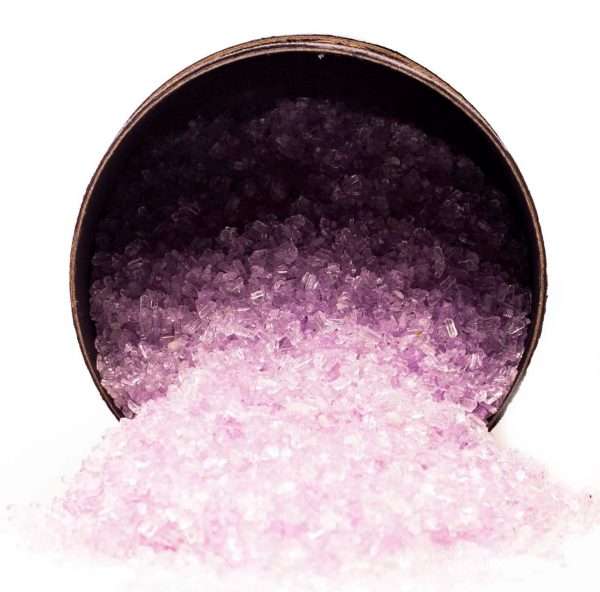 CBD Bath Salts Lavender - Black & Gold Natural Indulgence CBD Cosmetics