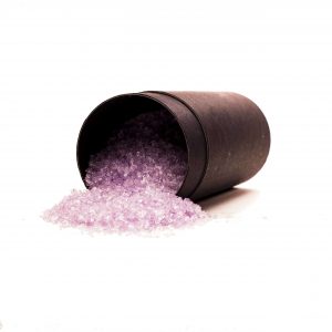 CBD Bath Salts Lavender - Black & Gold Natural Indulgence CBD Cosmetics